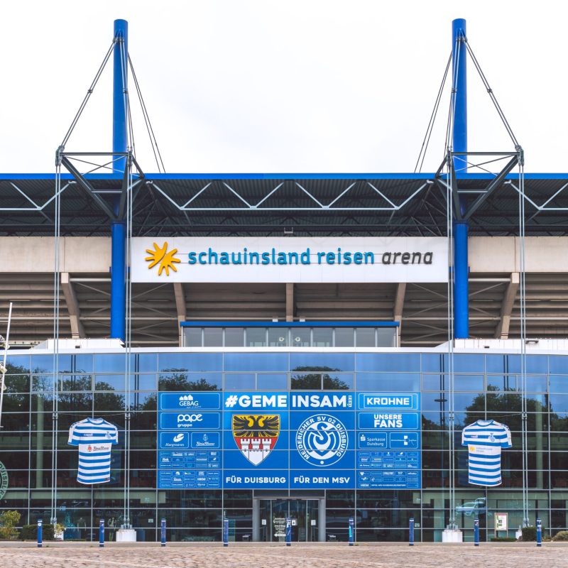 MSV-Arena in Duisburg / Germany - October 2020